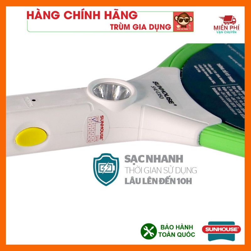 Vợt muỗi SUNHOUSE chính hãng E 350,E400