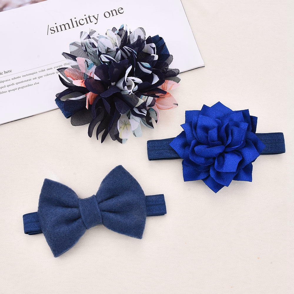 Set 3 Băng Đô Hoa Xinh Xắn Dành Cho Bé Gái