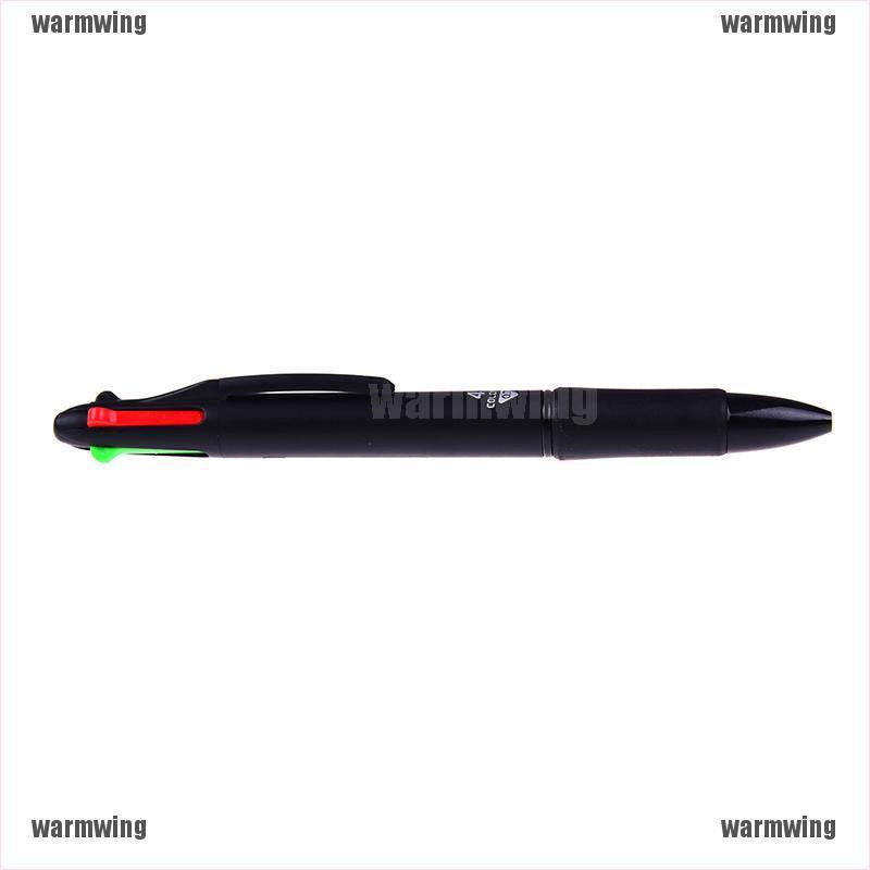 Bút Bi 4 Trong 1 Ngòi 0.7mm Nhiều Màu