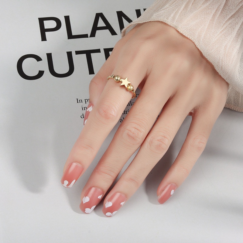 Nhẫn Đính Hạt Xoay Giảm Căng Thẳng Dành Cho Nữ