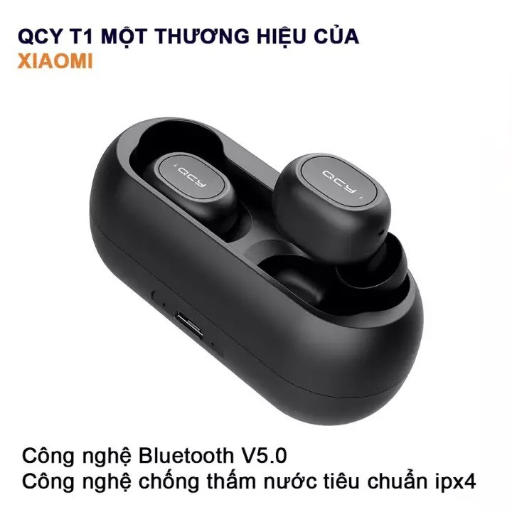 QCY T1 TWS Wireless Sport Bluetooth 5.0 Earphones Headphones w Dock