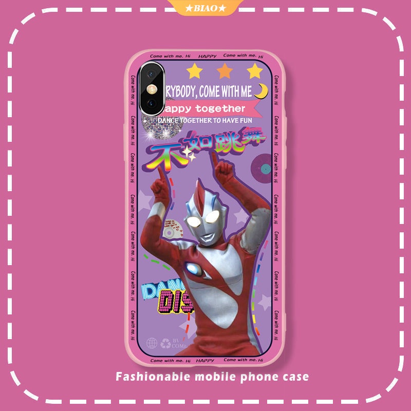 Ốp Điện Thoại Tpu Chống Sốc Hình Ultraman Cho iphone XS MAX XR 13 12 11Pro MAX 7 8 6plus 11 PRO