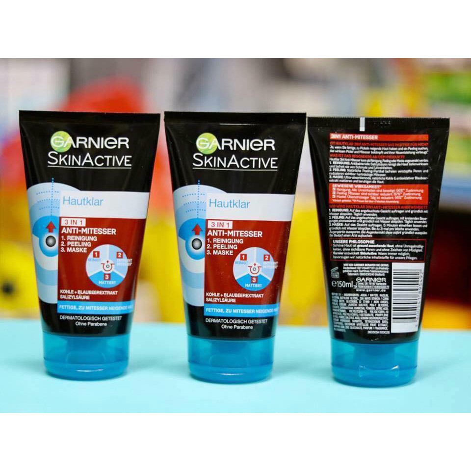 Sữa rửa mặt Garnier 3in1