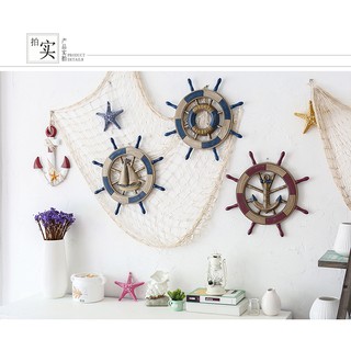 Lưới đánh cá trang trí sò phụ kiện chụp ảnh trang trí phòng ốc