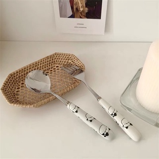 Set thìa dĩa họa tiết hoạt hình