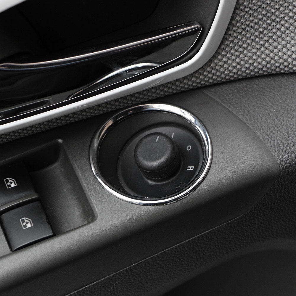 Miếng Dán Trang Trí Kính Chiếu Hậu Bằng ABS Màu Chrome Cho Chevrolet Cruze 2009-2014