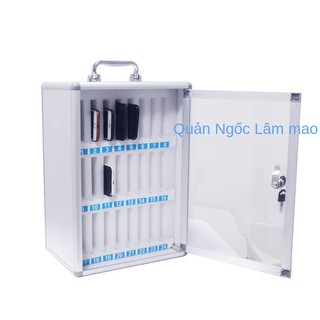 Tủ bảo quản điện thoại di động treo tường xưởng trong suốt nhân viên có khóa cho sinh