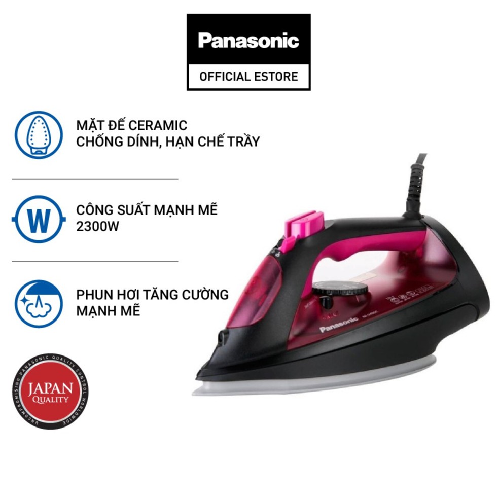 [Mã ELPANA5G giảm 10% đơn 500K]Bàn Ủi Điện Panasonic NI-U400CPRA - Hàng Chính Hãng