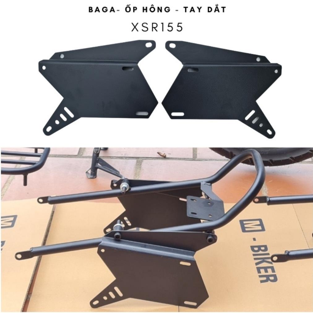 Tay Dắc chuyên dụng cho motor Yamaha XSR155 có vị trí bắt ốp hông, túi treo, chắn bùn XSR155 Chính hãng Mbiker