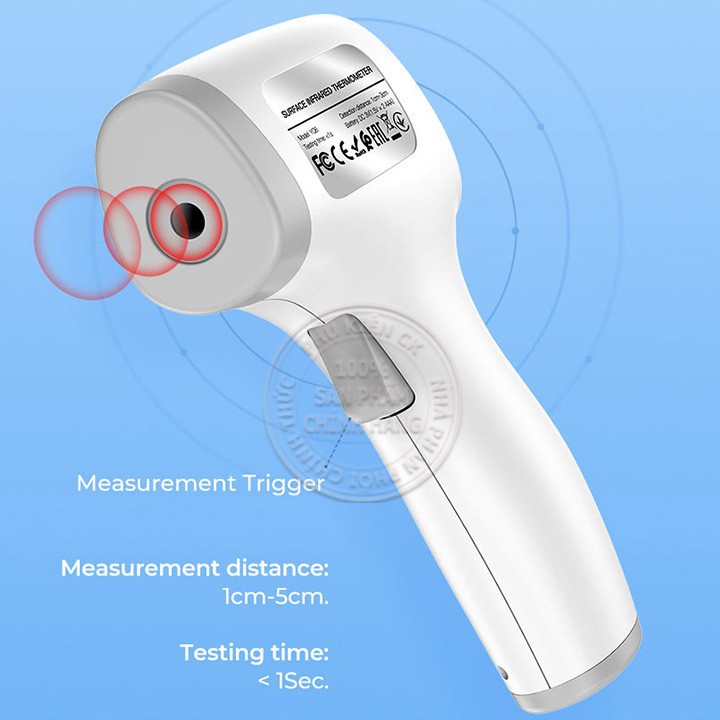 Nhiệt Kế Không Chạm Hồng Ngoại Hoco YQ6 - Màn Hình LCD