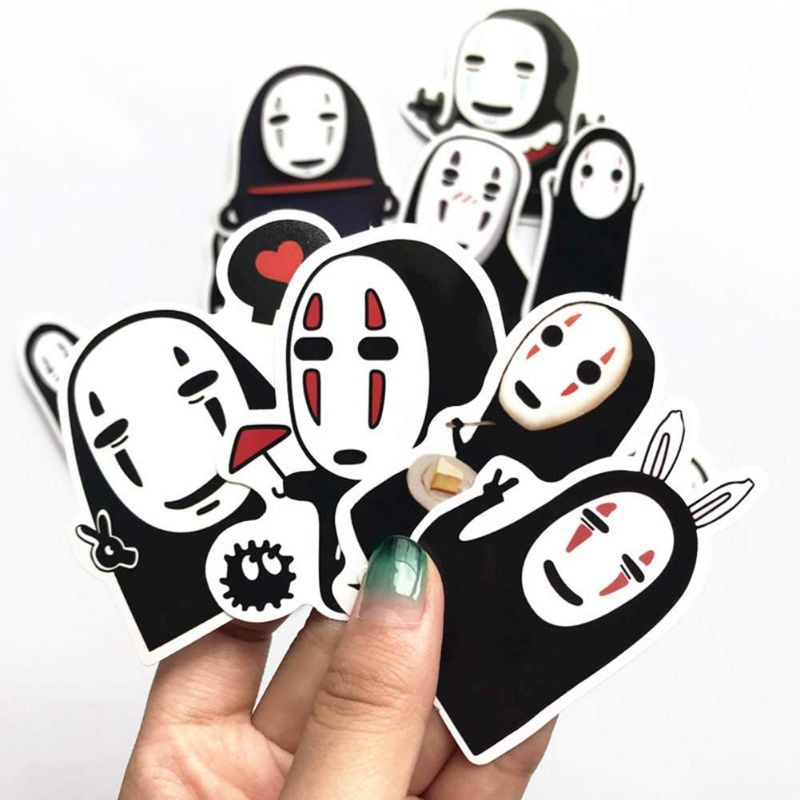 Bộ 10-50 sticker nhân vật vô diện decal chống nước