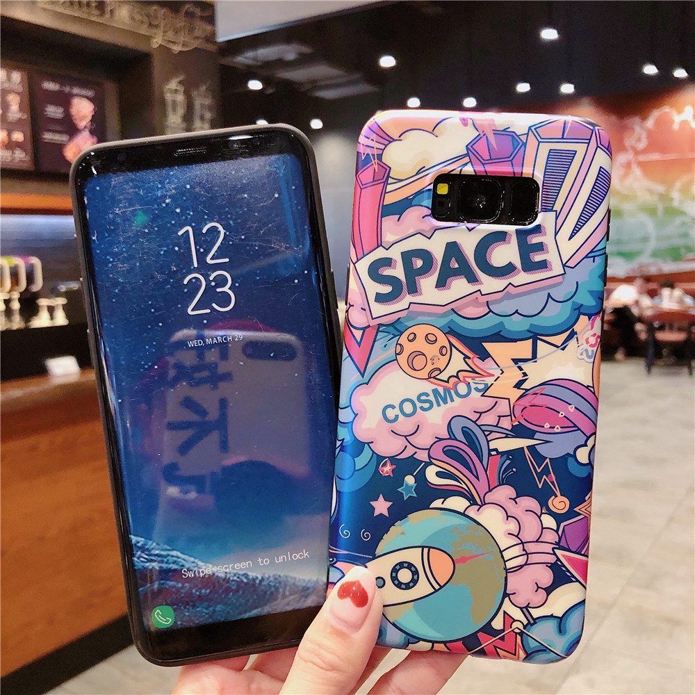 Ốp lưng hoạ tiết chữ SUPREME cho Samsung S8 S9 S10 Plus S10E Note 9 / 8