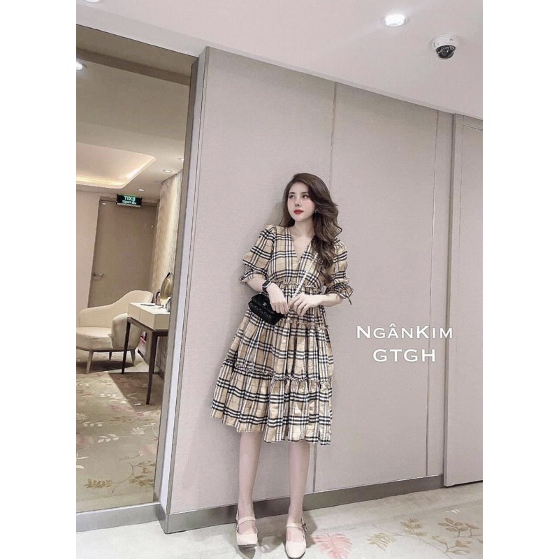 VÁY KẺ BBR BABYDOLL QUẢNG CHÂU CỰC HOT V30 | BigBuy360 - bigbuy360.vn