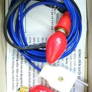 Đèn sưởi cho sóc con, vẹt con, gà con...