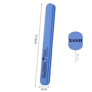 Dũa làm bóng móng 2 mặt Sunshine (1 nhám 1 mịn) 17.8*2*1.2 cm