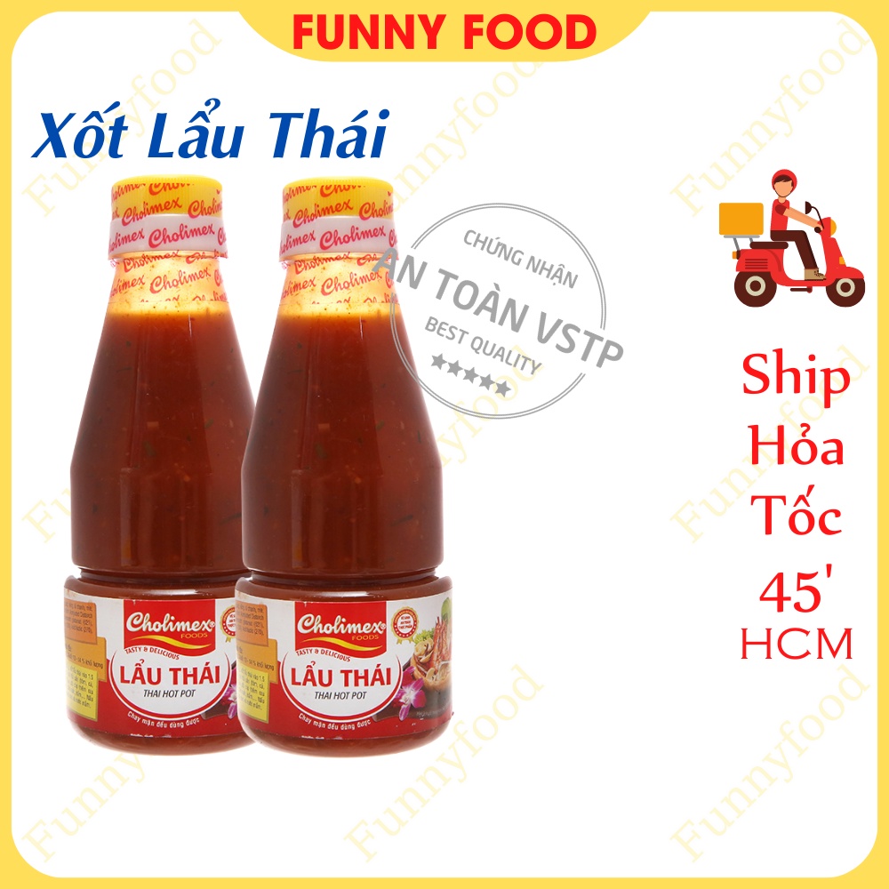 Sốt Lẩu Thái Cholimex – Gia Vị Lẩu Thái Siêu Ngon 280g – Funnyfood