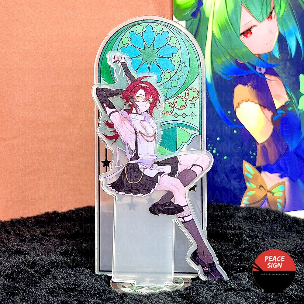 Standee GENSHIN IMPACT ver HẦU GÁI tượng acrylic anime mica chibi trang trí trưng bày mô hình game