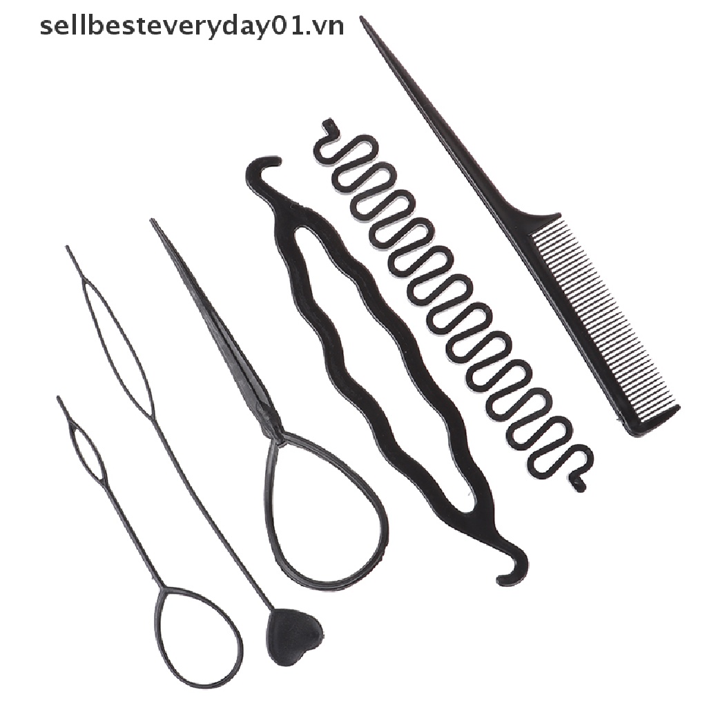 Set 6 Dụng Cụ Bện Tóc Cho Bé