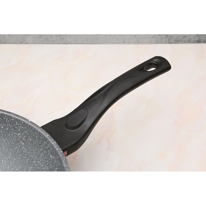 Chảo sâu nhôm chống dính vân đá đáy từ 28cm Happycook Aura AWP-28IH
