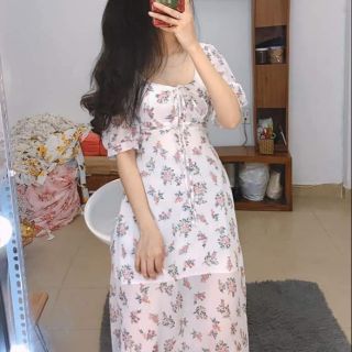 Đầm voan tơ lụa hoa nhí combo chọn live, sỉ 15k, lẽ 25k.