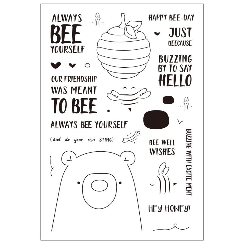 Khuôn Cắt Giấy Kim Loại Hình Gấu Xinh Xắn