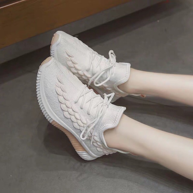 Giầy thể thao cổ bo chun đế dẻo VÂY CÁ HAL3143