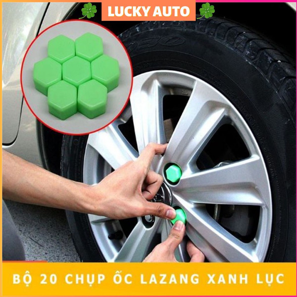 Bộ 20 chụp ốc lazang trang trí và bảo vệ ốc báng xe - Lucky Auto