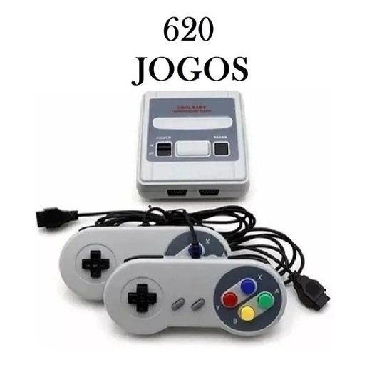 Máy Chơi Game Super Nintendo Mini Snes 8 Bit 620 Jogos Kiểu Cổ Điển