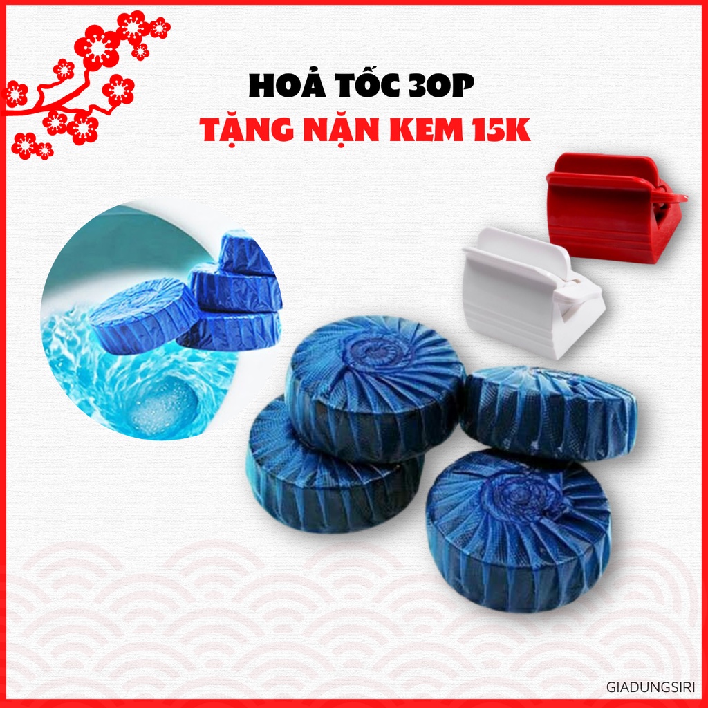 DEAL SỐC Viên Tẩy Rửa Bồn Cầu Tiện Lợi - Đánh Bay Vết Bẩn , Vết Ố Vàng , Diệt Khuẩn, Vi Khuẩn Có Hại