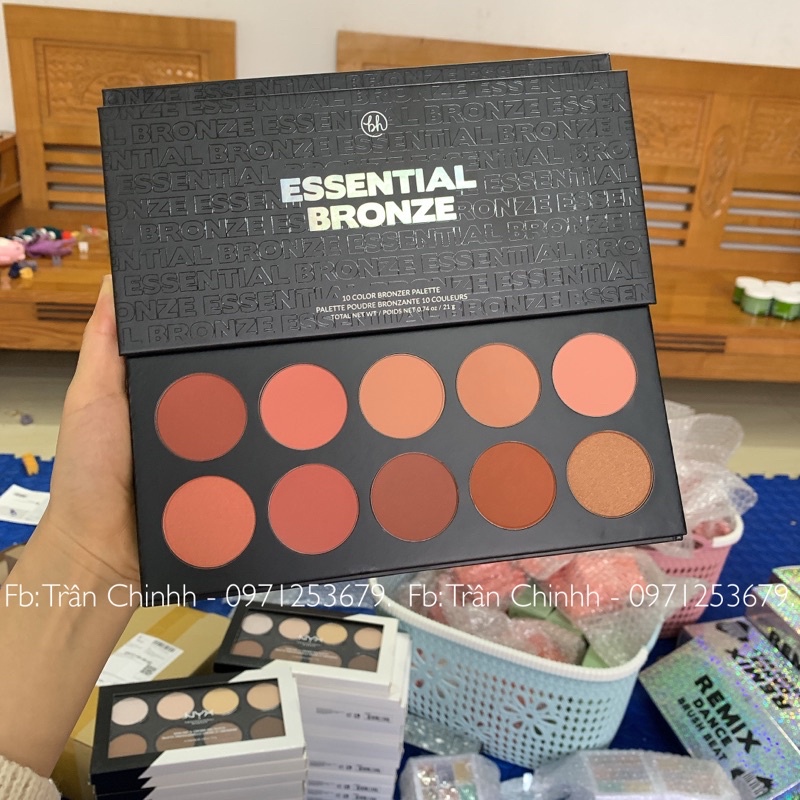 Có sẵn BILL US - Bảng phấn má hồng BH Cosmetics Essential Bronze Palette