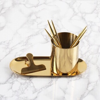 Khay decor gold