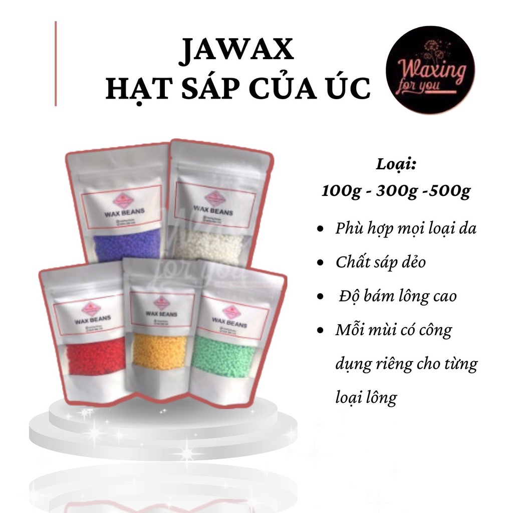 SÁP WAX BEANS - JAX WAX TẨY LÔNG NHẬP KHẨU ÚC - HẠT SÁP ĐUN WAX LÔNG (WAXINGFORU)