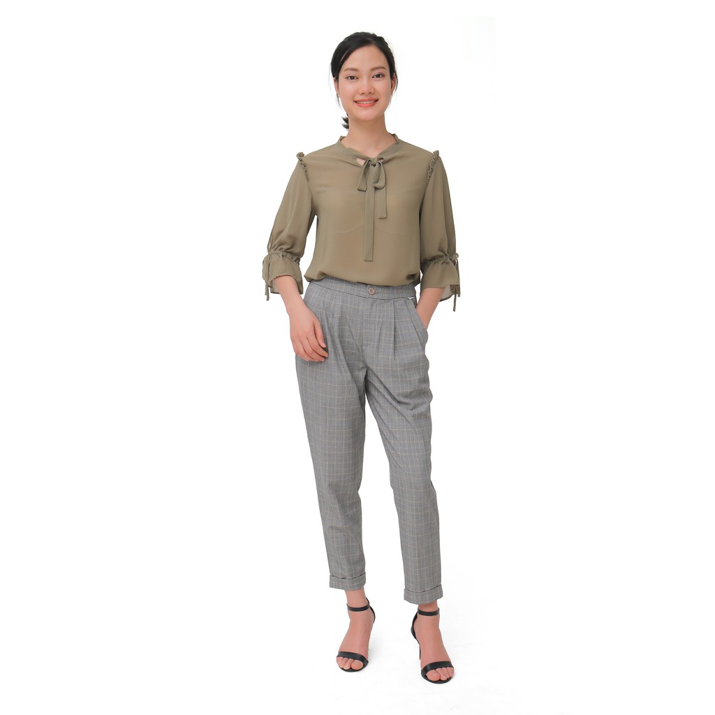 Áo kiểu nữ Narsis L0003 màu xanh rêu