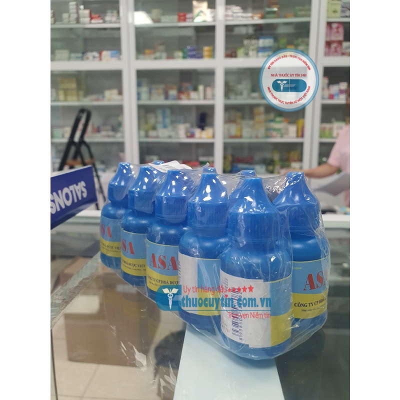 Cồn ASA 20ML hết hắc lào, lăng ben nhanh chóng