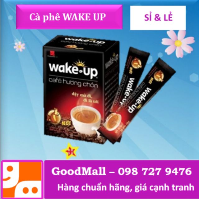 Cà phê WAKE UP hòa tan hương chồn hộp 18 gói