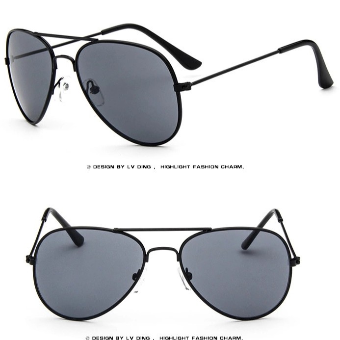 Kính mát gọng tròn kim loại nhiều màu tùy chọn đáng yêu cho bé