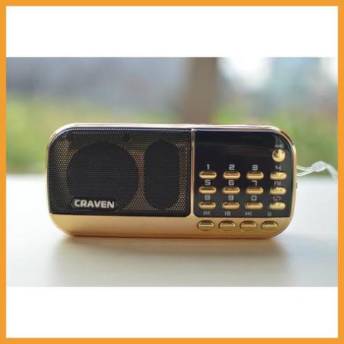 [Giá Gốc] Loa Nghe Nhạc USB Thẻ Nhớ FM CR-836s - Máy Nghe Pháp Đa Năng Craven 836s - Siêu Bền