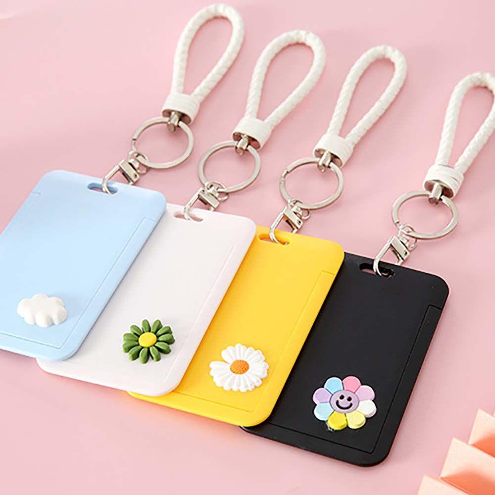 Móc Khóa Đựng Thẻ ID/Thẻ Xe Buýt Kiểu Hoạt Hình Dễ Thương Tiện Dụng Cho Bé