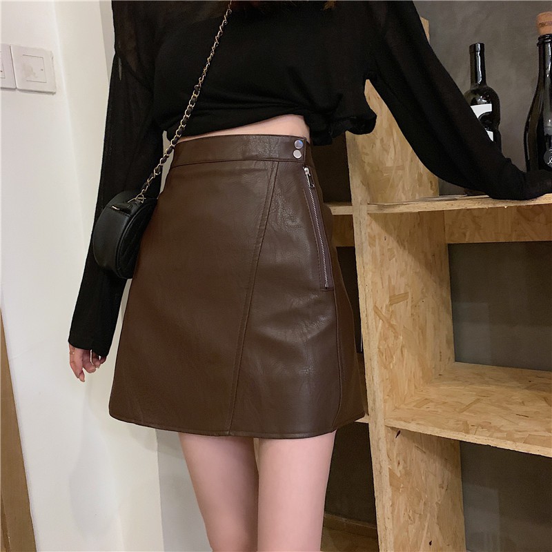 Chân Váy Chữ A Lưng Cao Phong Cách Hàn Quốc Cho Nữ | BigBuy360 - bigbuy360.vn