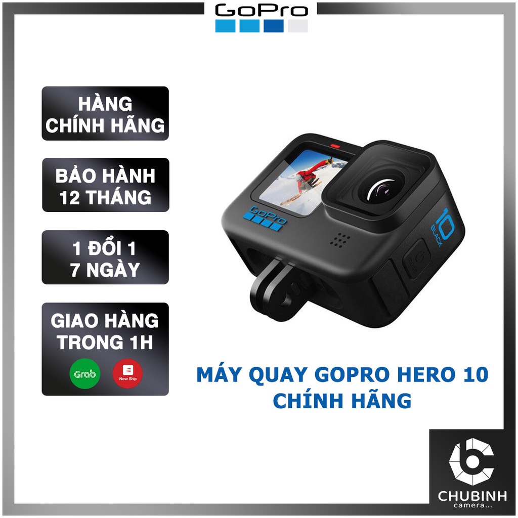 Camera hành trình Gopro Hero 10 Black | Chính hãng FPT