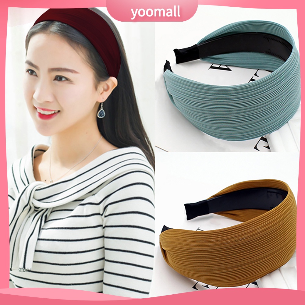 Băng Đô Nữ Màu Trơn Thời Trang