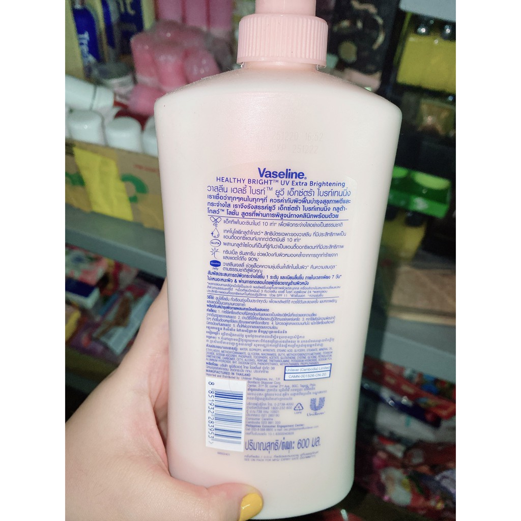  Dưỡng Thể Vaseline 10x 600ml