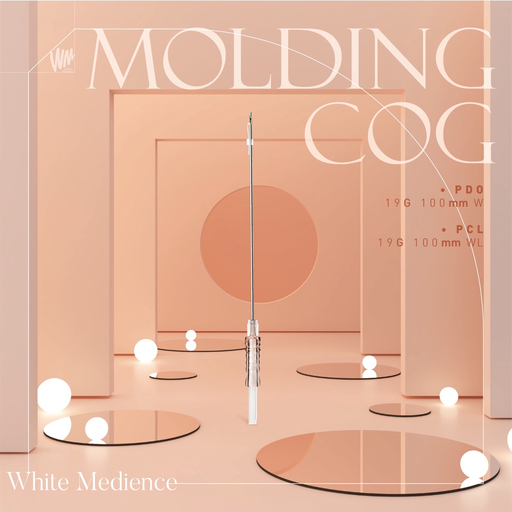 Chỉ Molding Cog White Medience Nâng Cơ Tạo Mặt V-Line