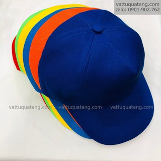 Combo 10 cái Phôi Nón lưỡi trai unisex vải thời trang nhiều màu IN chuyển nhiệt