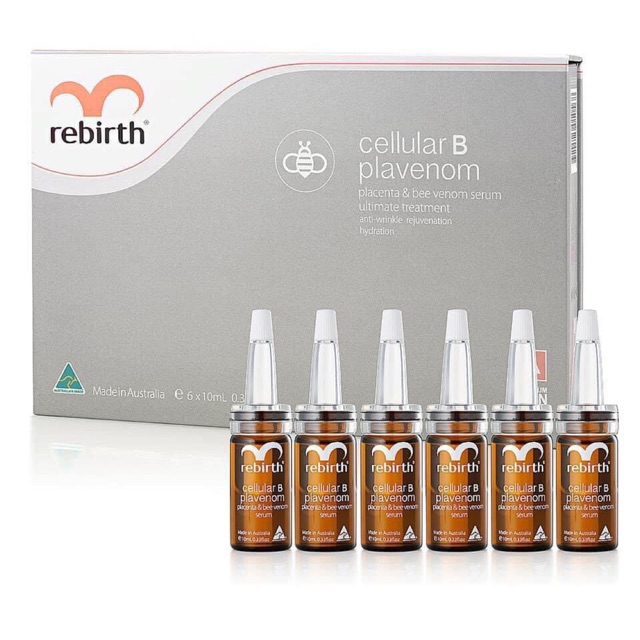 🐝🐝 SERUM TINH CHẤT TẾ BÀO GỐC NHAU THAI CỪU VÀ NỌC ONG - Rebirth Cellular B Plavenom Gift Set 🐝🐝