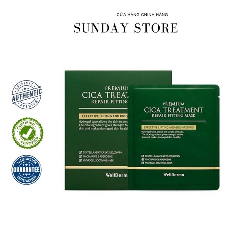 Mặt Nạ Thạch WELLDERMA Cica Premium