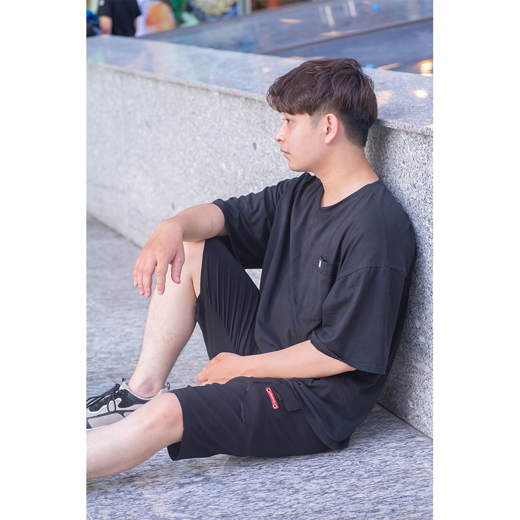 [VIDEO THẬT] Quần đùi nam, quần short unisex Cloudnine Store túi hộp cá tính phối chữ co giãn tốt vận động thoải mái | BigBuy360 - bigbuy360.vn