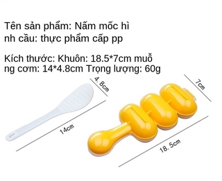 Khuôn tự làm làm cơm nắm onigiri/sushi