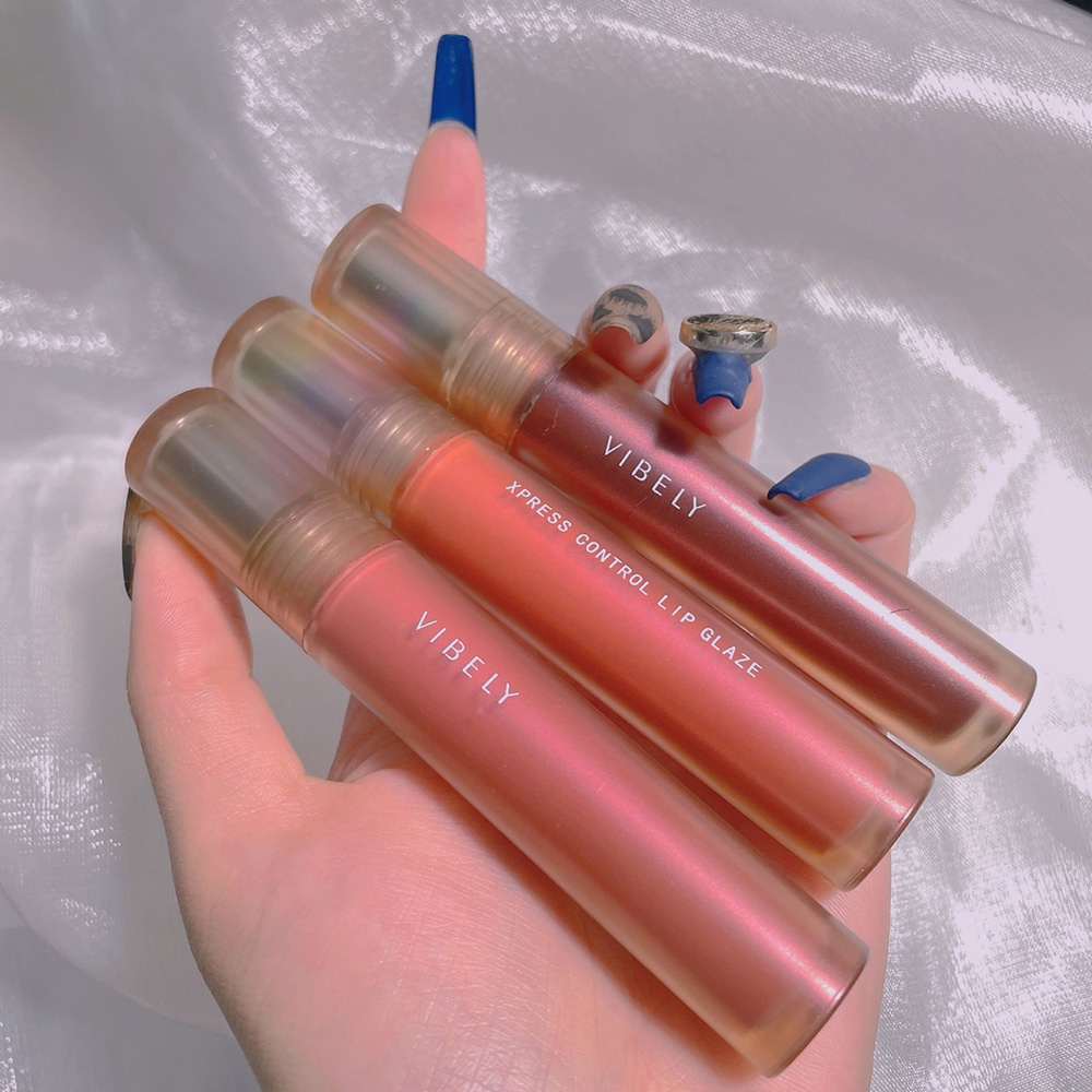 [Hàng mới về] Son bóng Vibely hiệu ứng gương phản quang có dưỡng không dính gợi cảm cho nữ