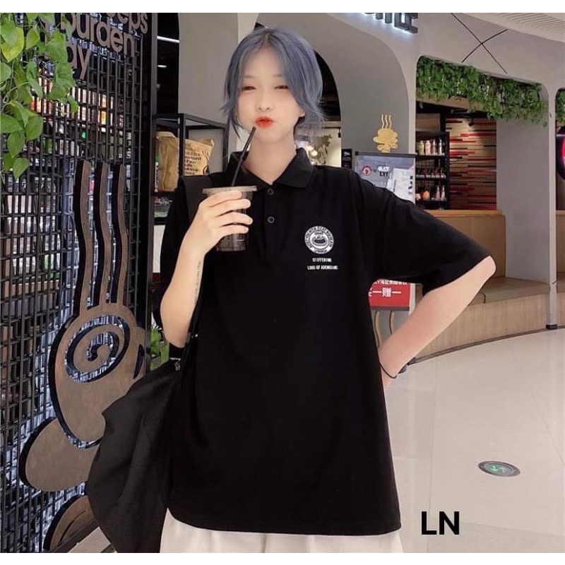 Áo polo logo hoạt hình 5D DA6